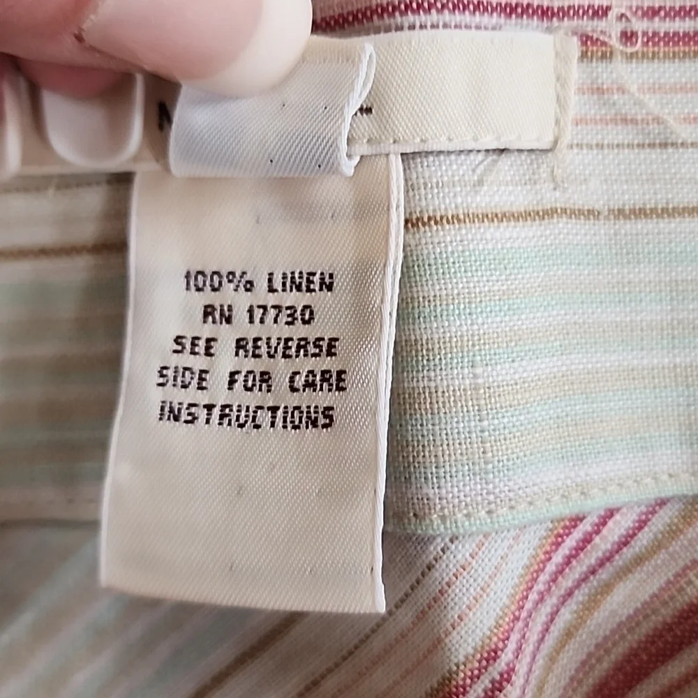 NWT Merona Linen Skirt Sz 18